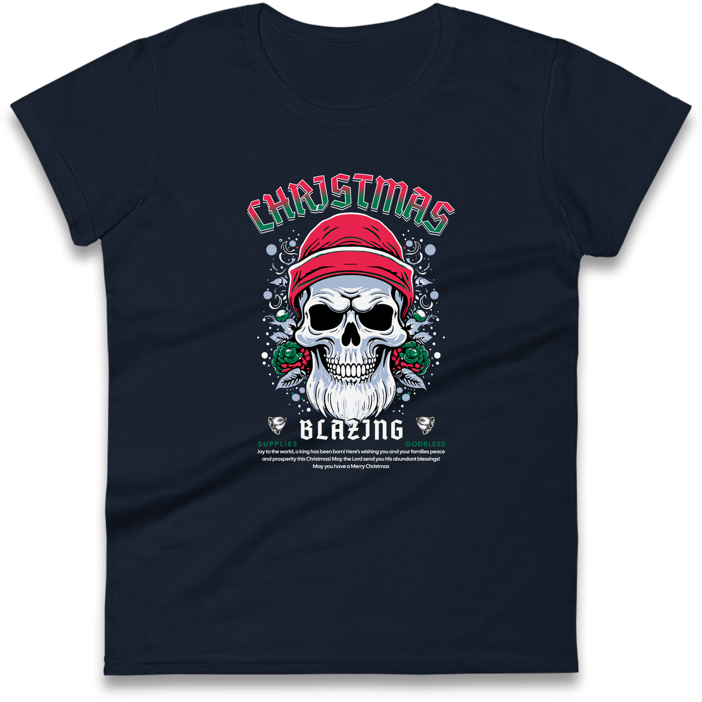 Christmas Blazing Ladies Shirt