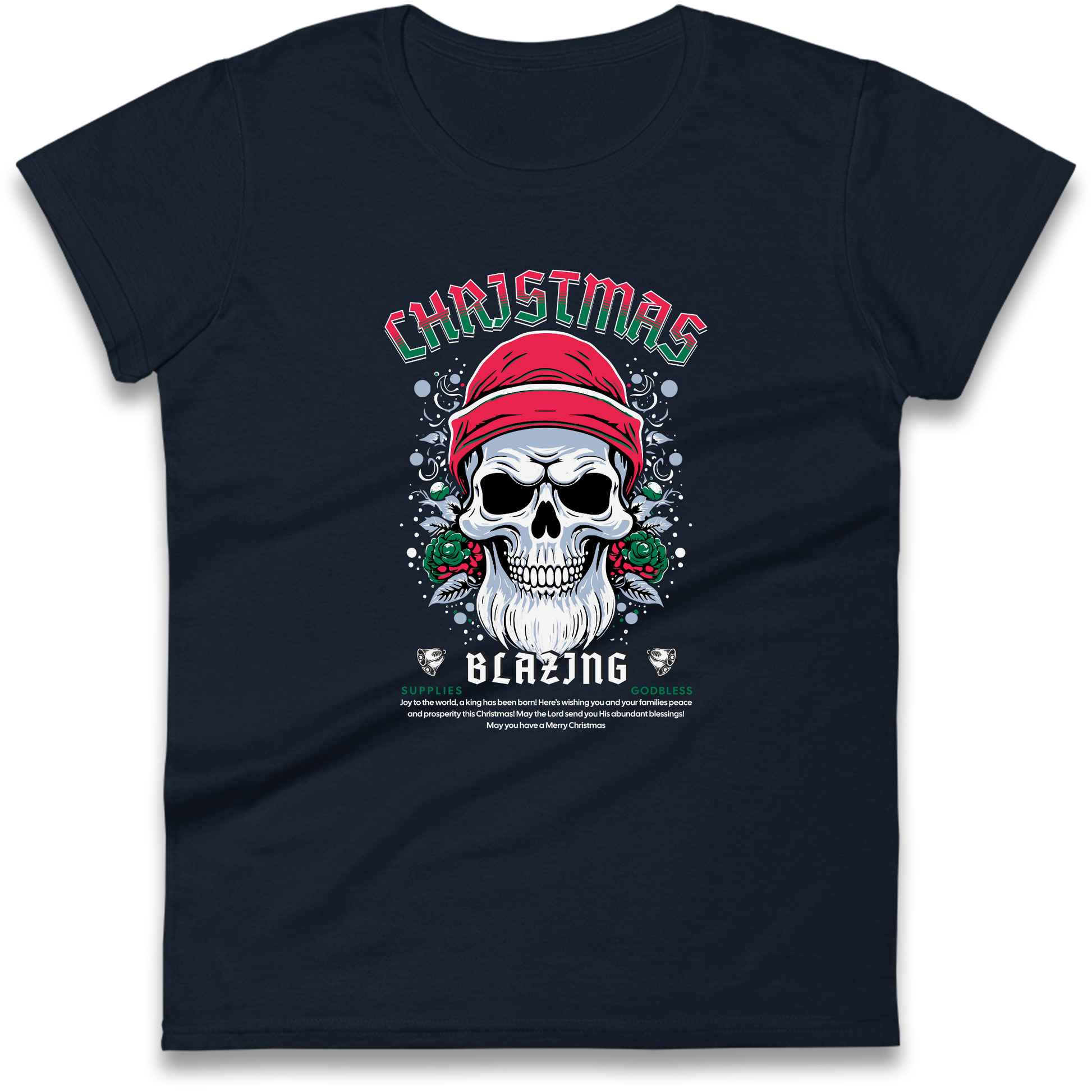 Christmas Blazing Ladies Shirt