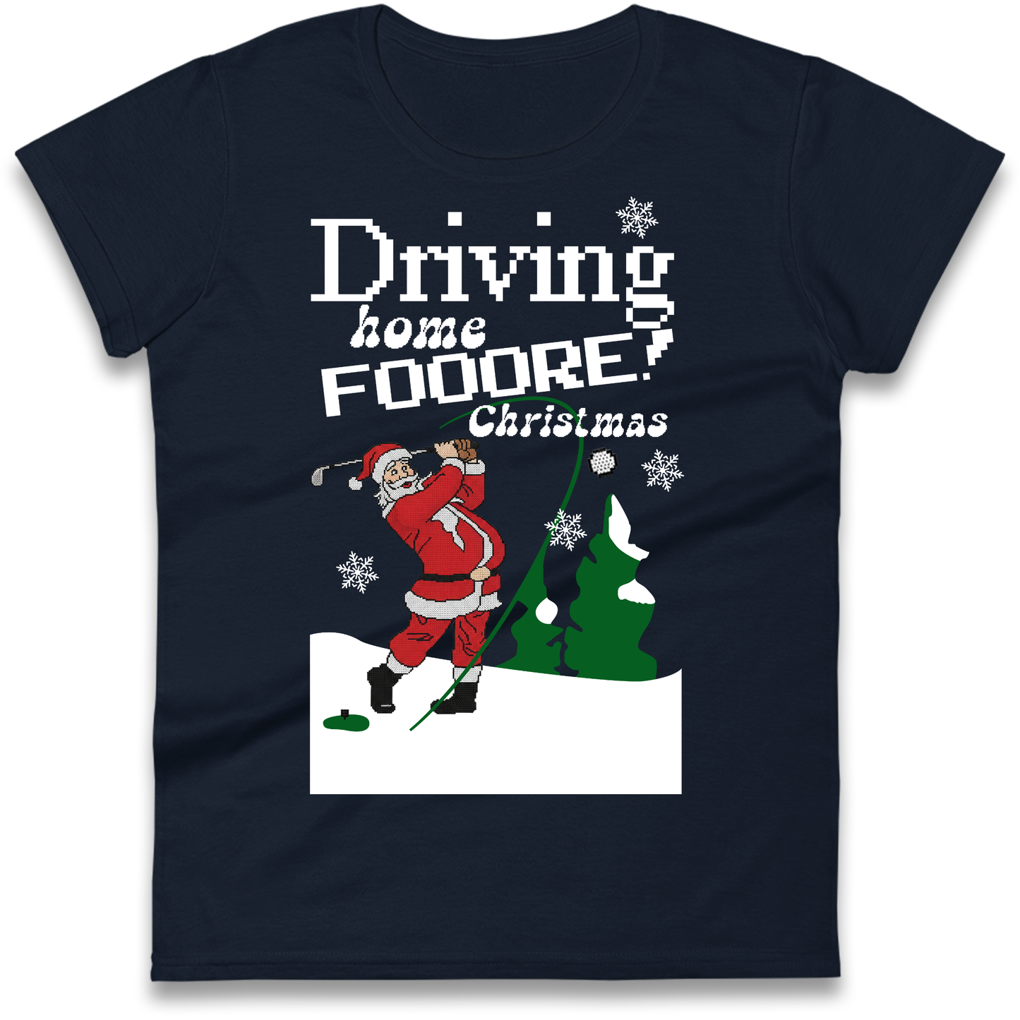 Christmas Golf Ladies Shirt