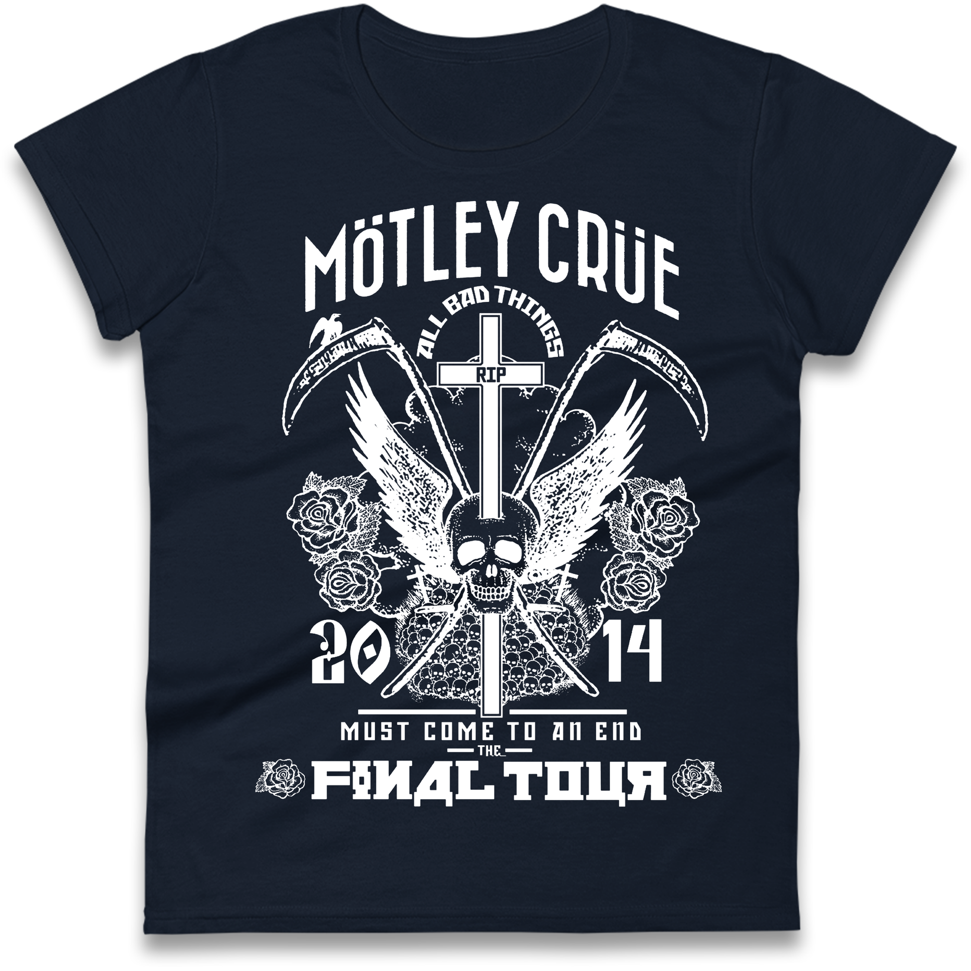 Motley Crue All Bad Things Ladies Shirt