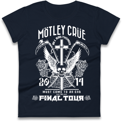 Motley Crue All Bad Things Ladies Shirt