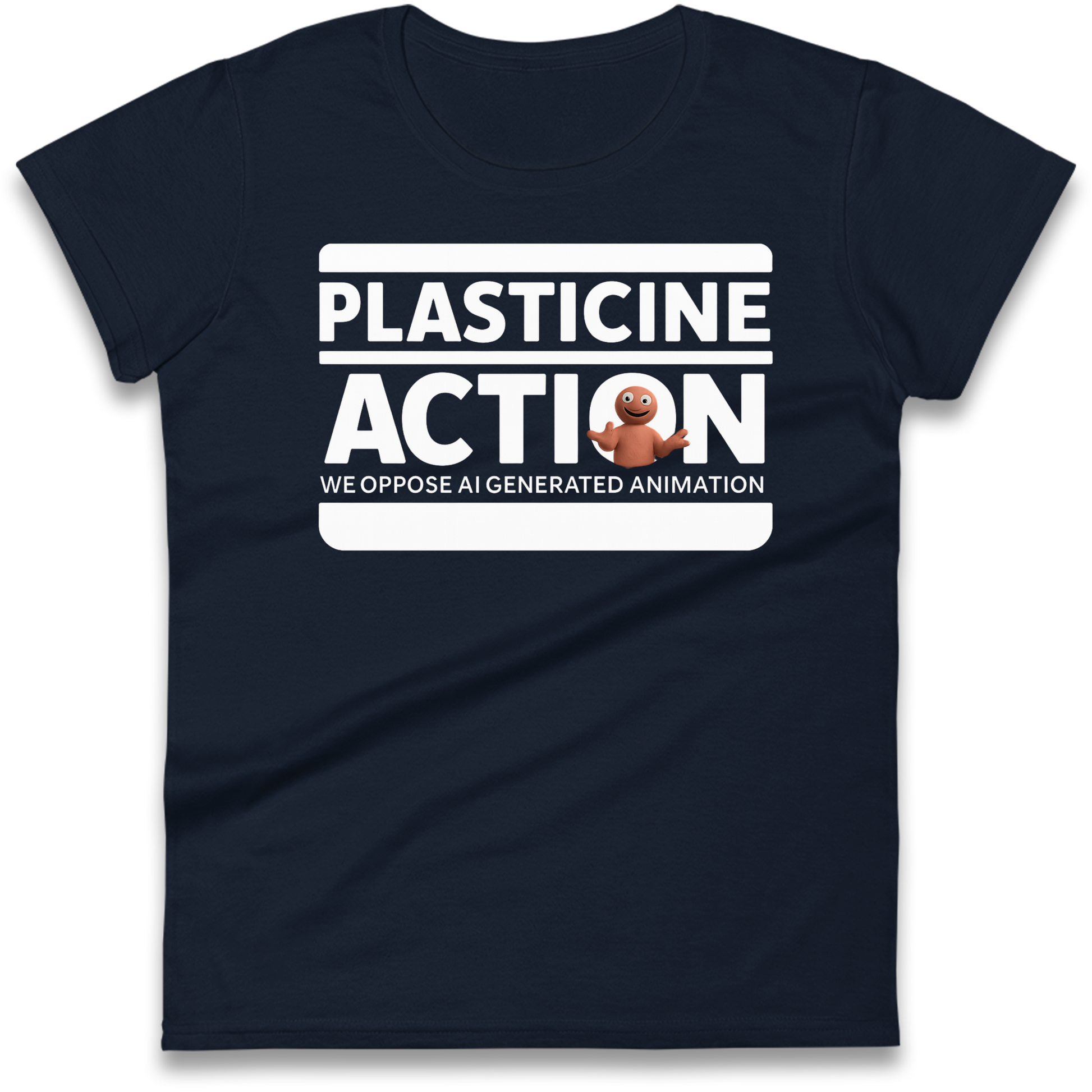 Ladies Plasticine Action T Shirts UK for Sale