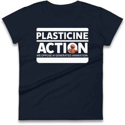 Ladies Plasticine Action T Shirts UK for Sale