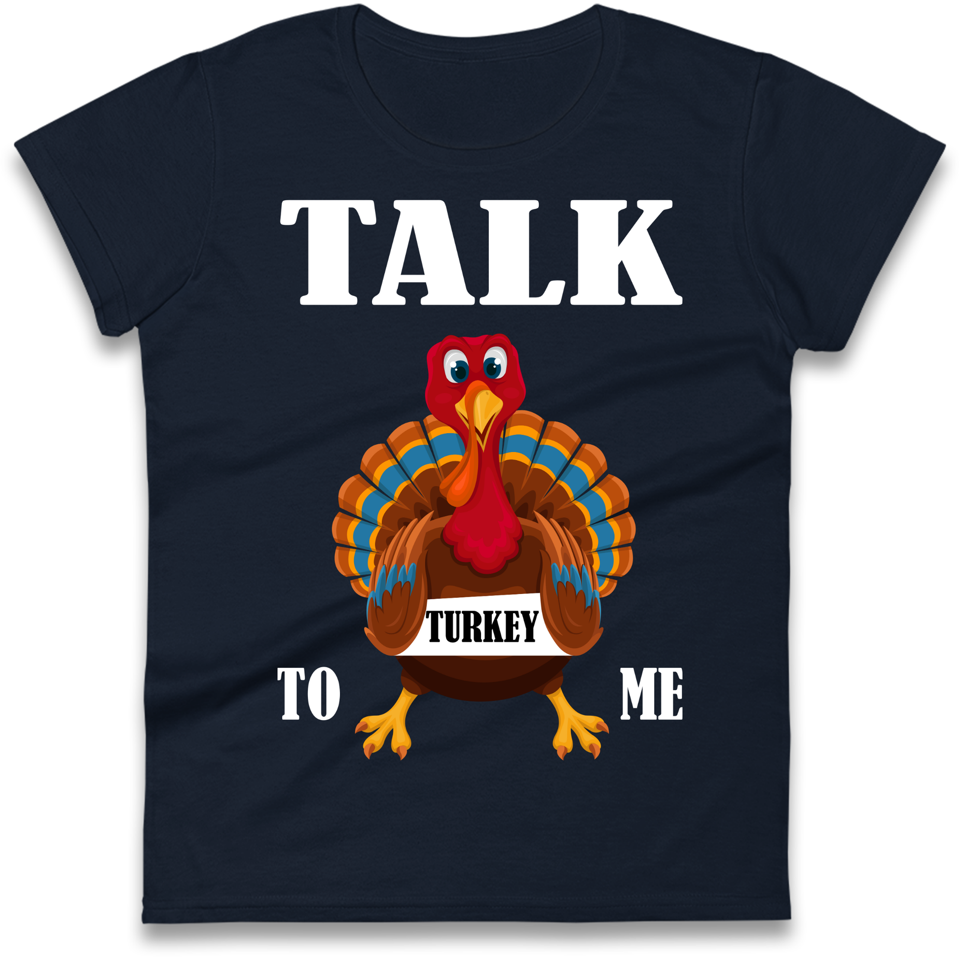 Talk Turkey To Me Christmas Ladies Shirt