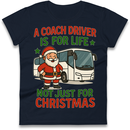Coach Driver Christmas Ladies Shirt