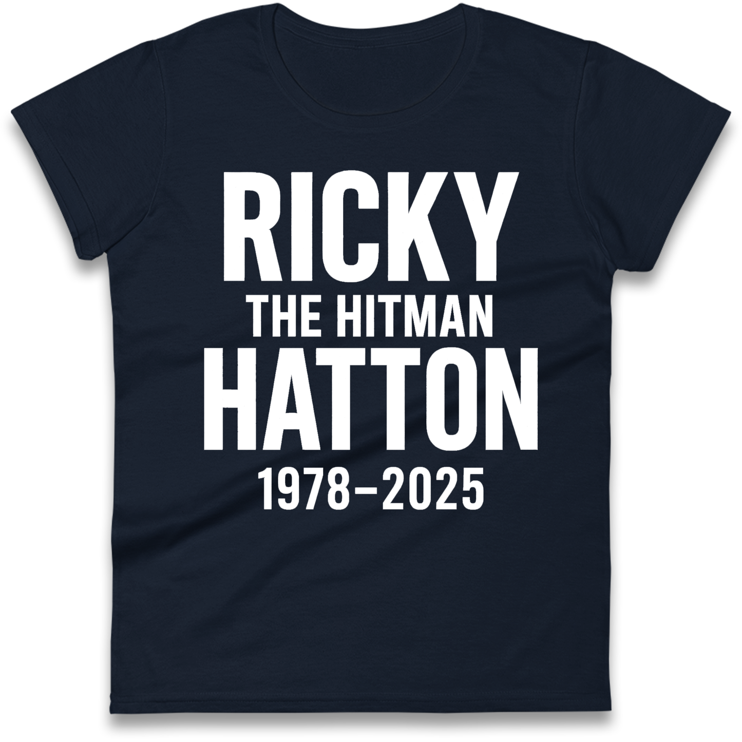 Ricky The Hitman Hatton 1978 2025 Ladies Shirt