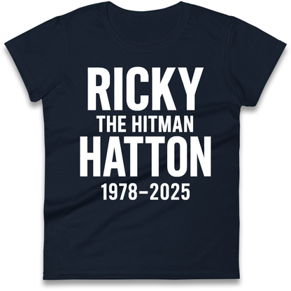 Ricky The Hitman Hatton 1978 2025 Ladies Shirt
