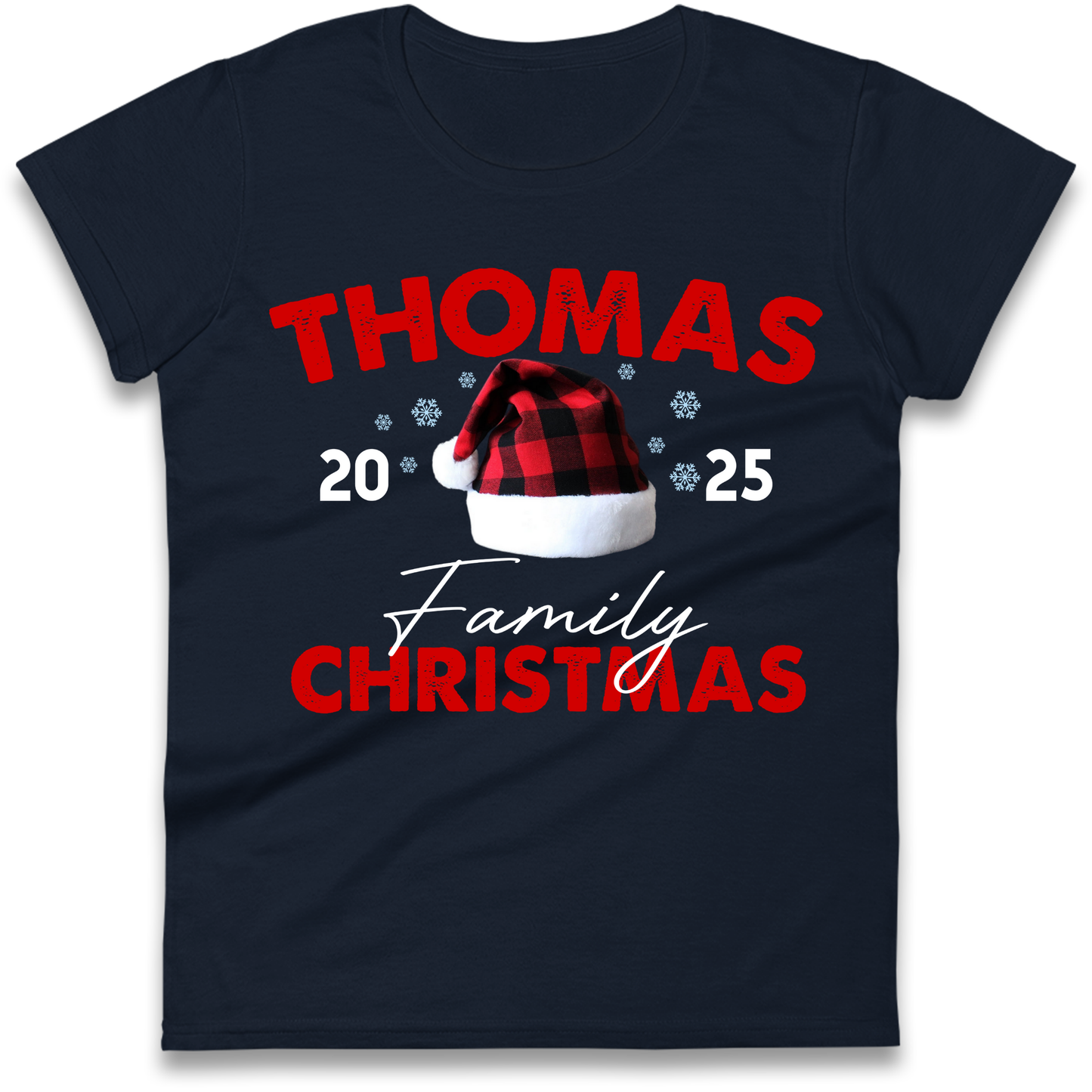Thomas Family Christmas Ladies Shirt