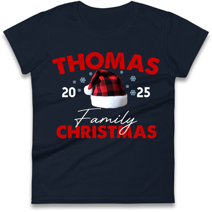 Thomas Family Christmas Ladies Shirt