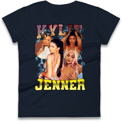 Kylie Jenner Pink Lips Ladies Shirt