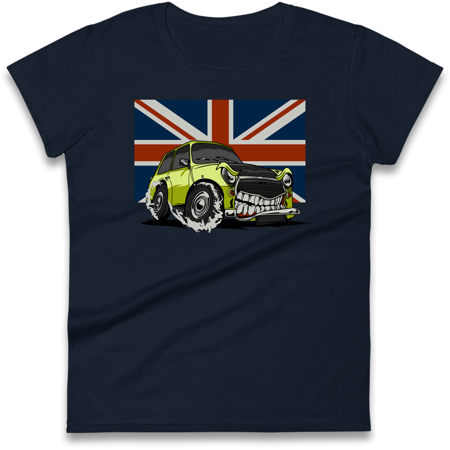 Union Jack Angry Mini Ladies Shirt