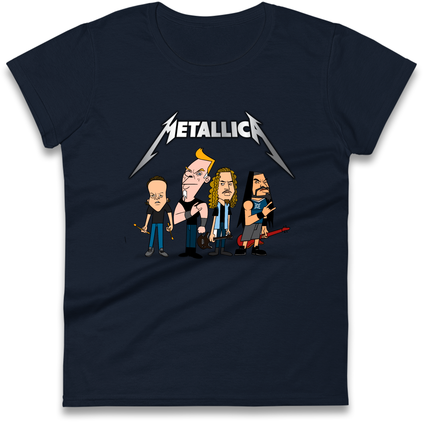 Metallica Cartoon Ladies Shirt