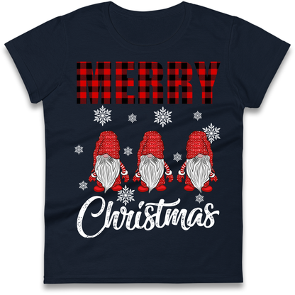 Merry Knomes Christmas Ladies Shirt