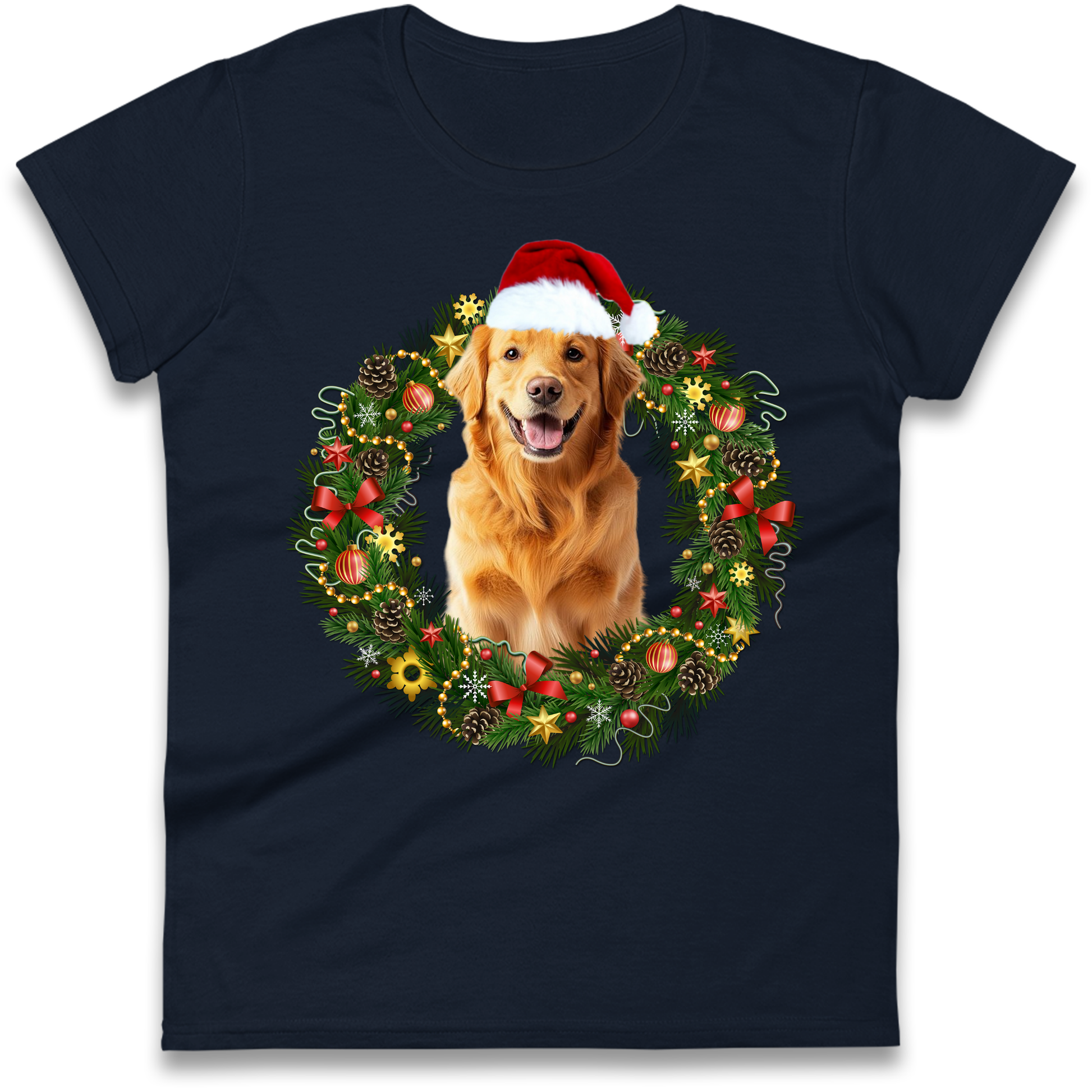 Dog Christmas Ladies Shirt