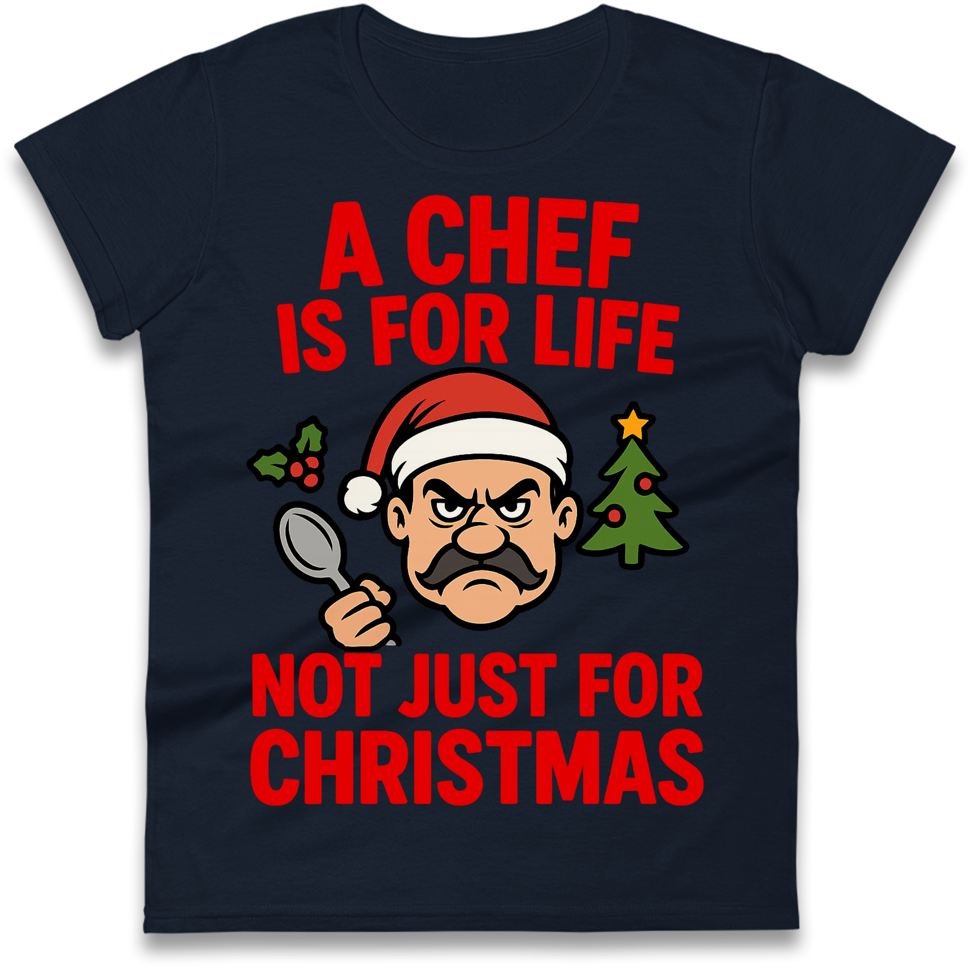 Chef Christmas Ladies Shirt