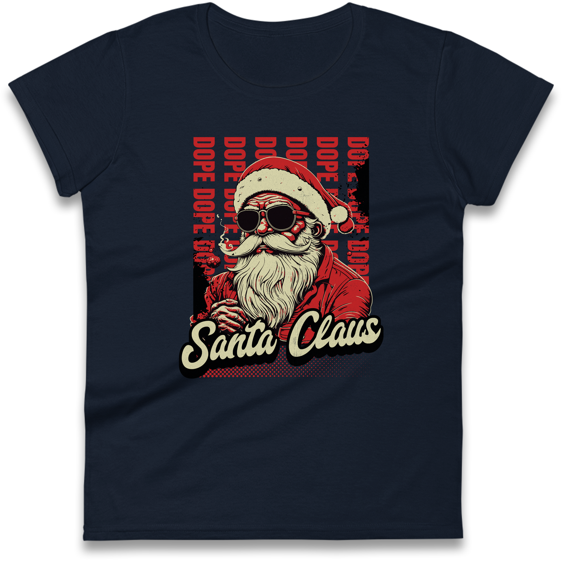 Dope Santa Claus Ladies Shirt