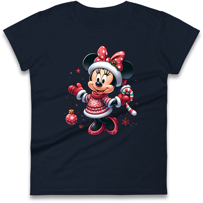 Mini Mouse Christmas Ladies Shirt