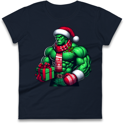 The Hulk Santa Ladies Shirt
