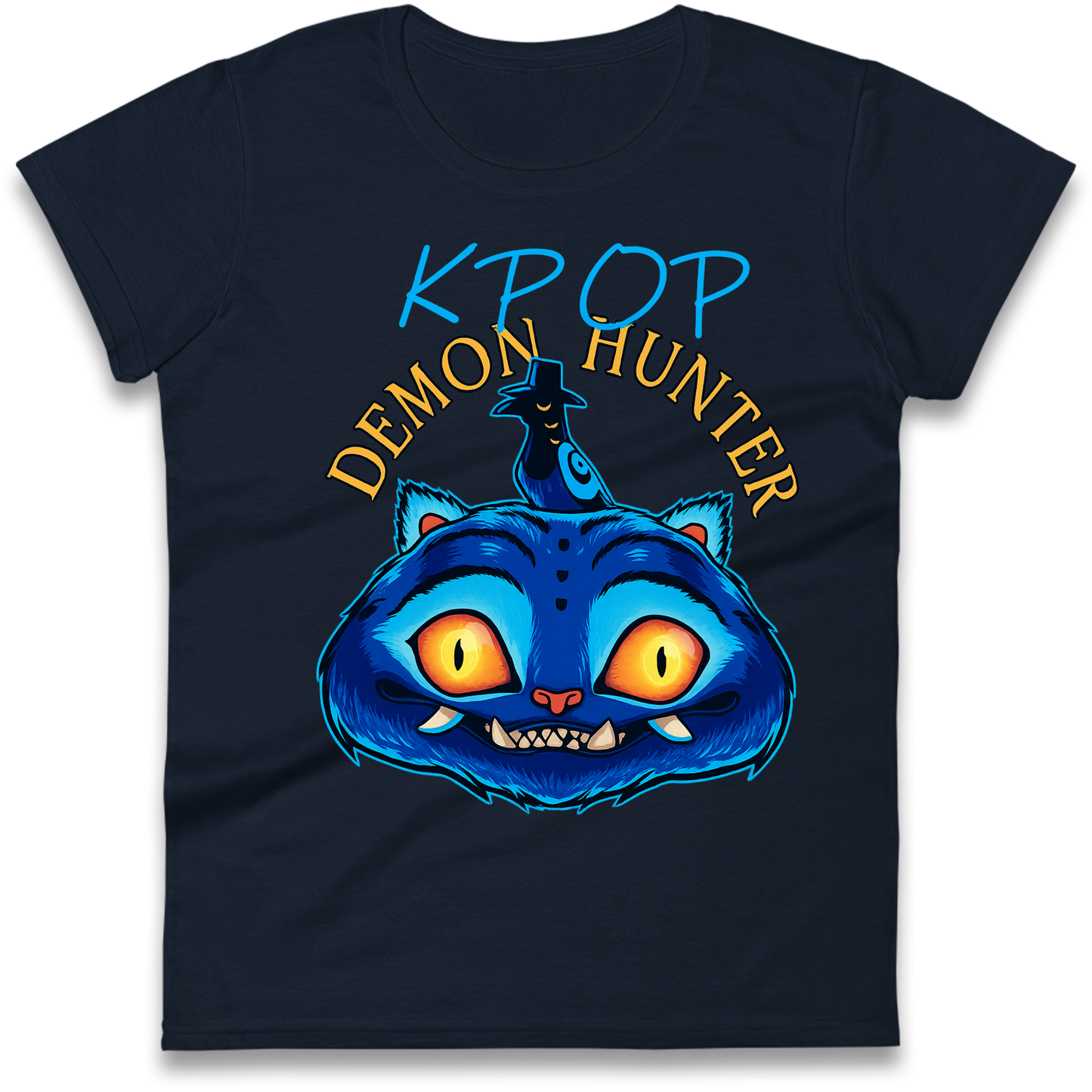 Kpop Demon Hunter Derpy Tiger Ladies Shirt