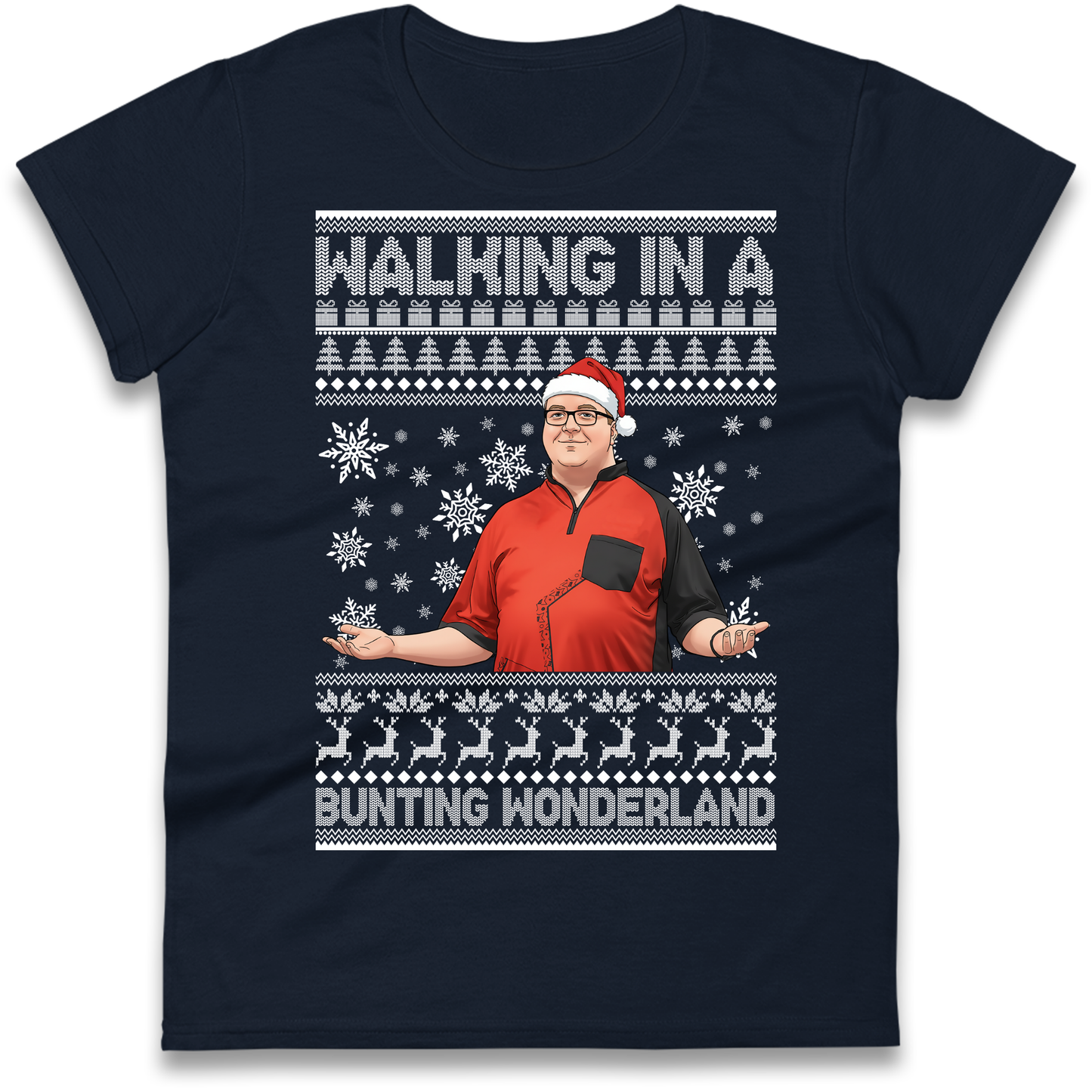 Bunting Wonderland Ladies Shirt