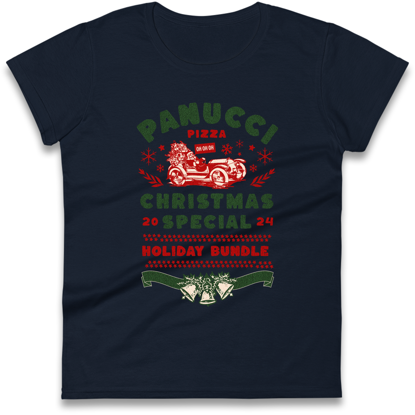 Panucci Pizza Christmas Special Christmas Ladies Shirt