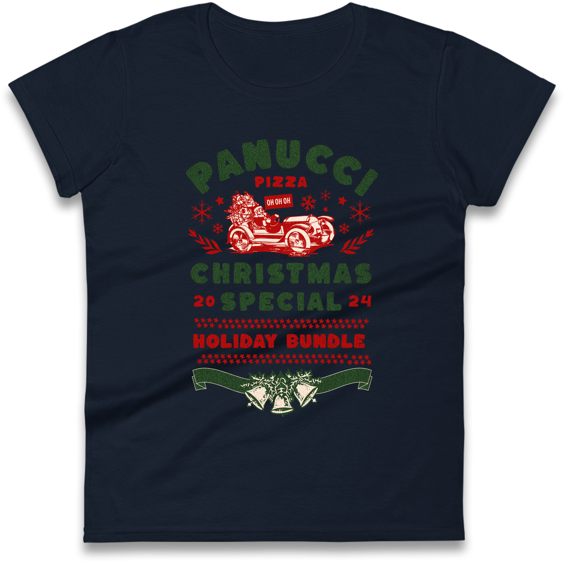 Panucci Pizza Christmas Special Christmas Ladies Shirt
