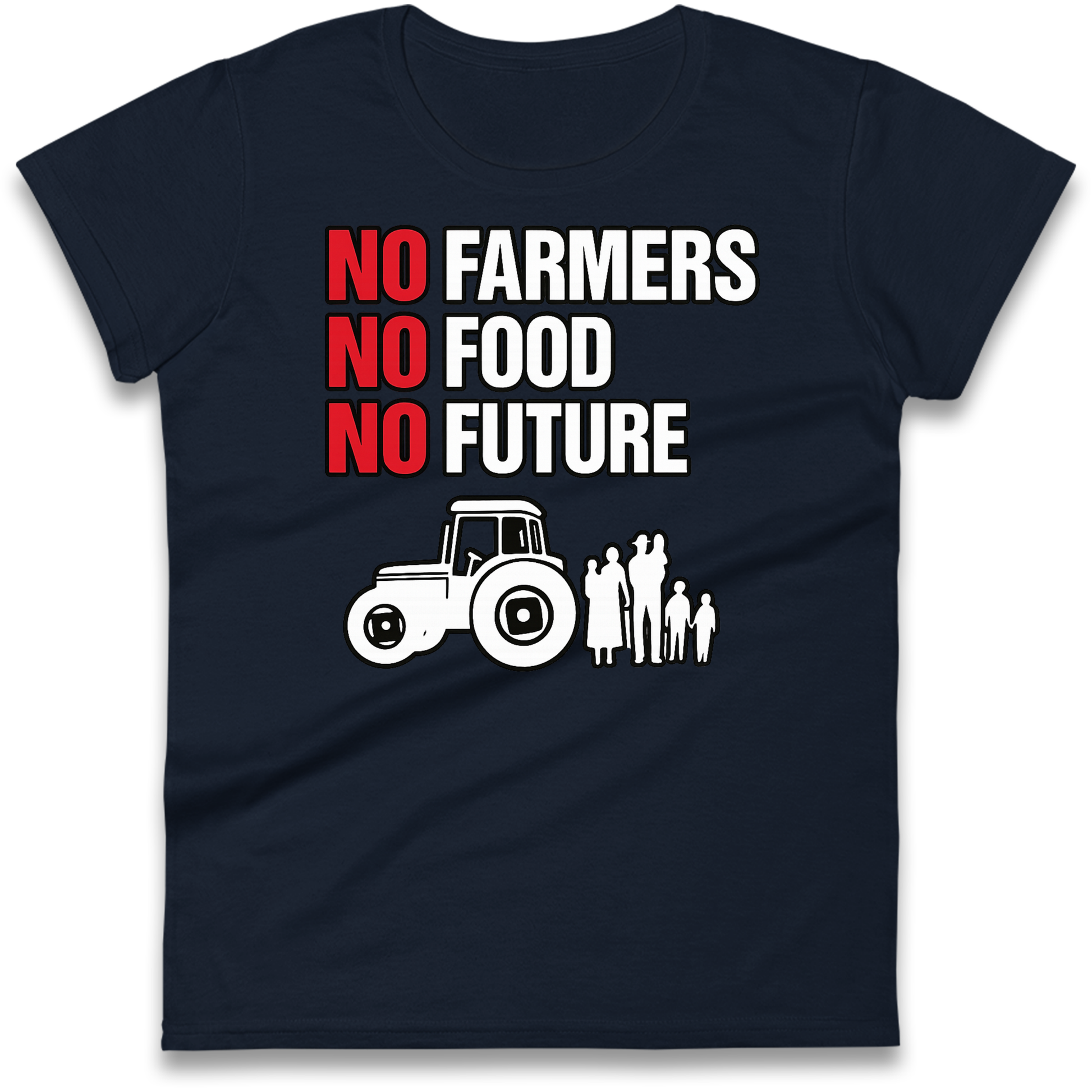 Farmers Agricultural Inheritance Tax Protest Ladies Shirt