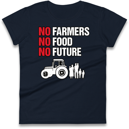 Farmers Agricultural Inheritance Tax Protest Ladies Shirt