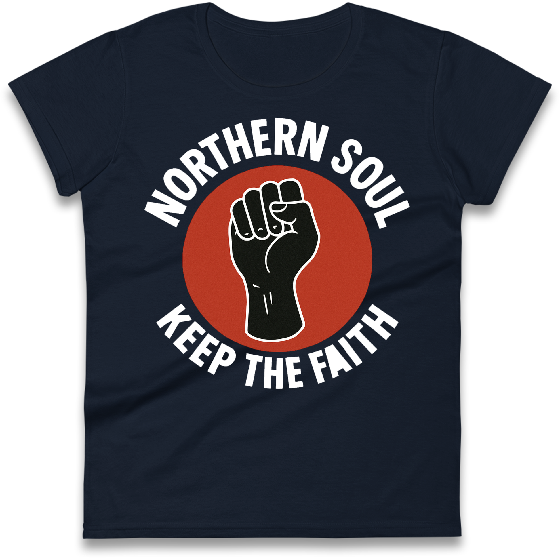 Northern Soul Keep The Faith Ladies Shirt