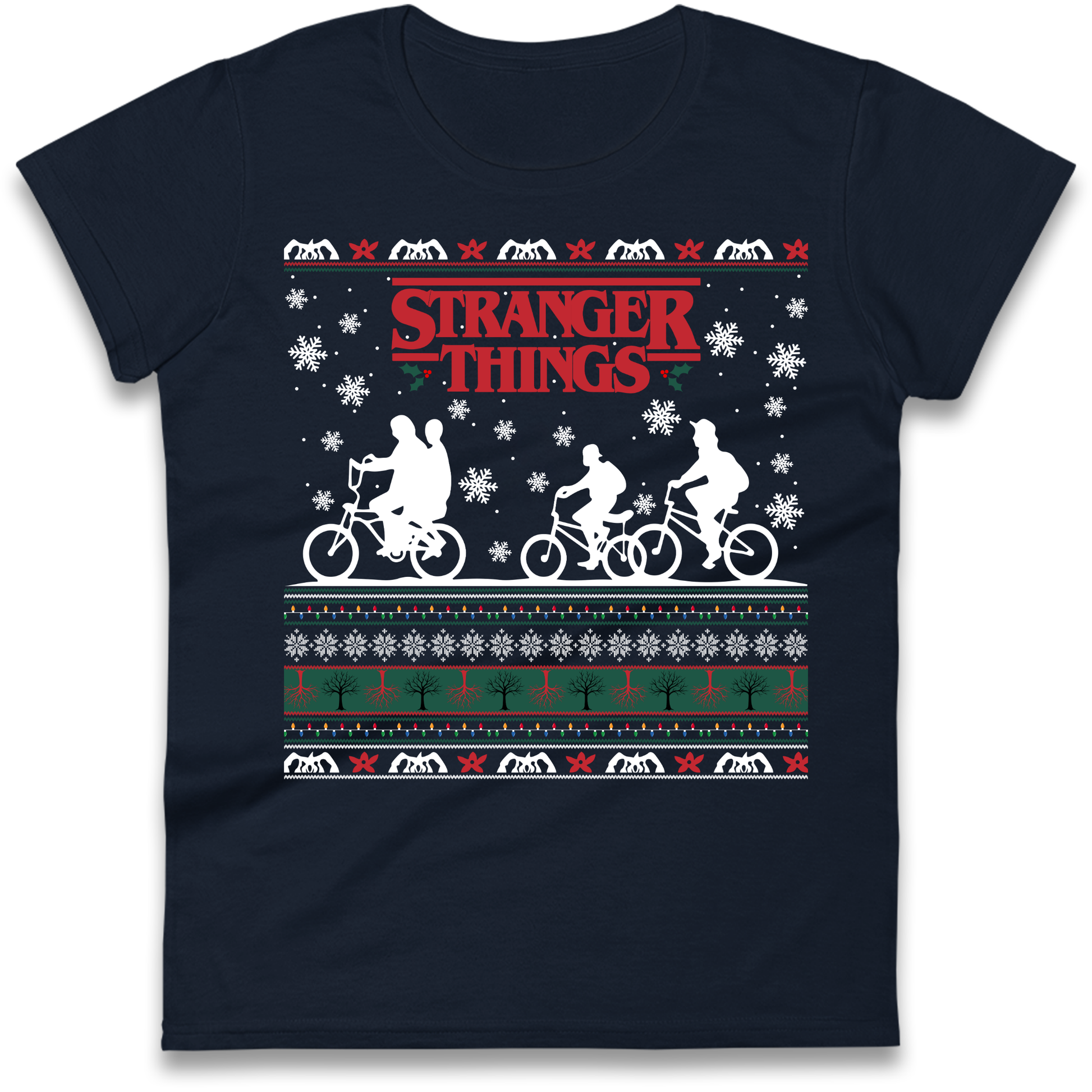 Stranger Things Christmas Ladies Shirt