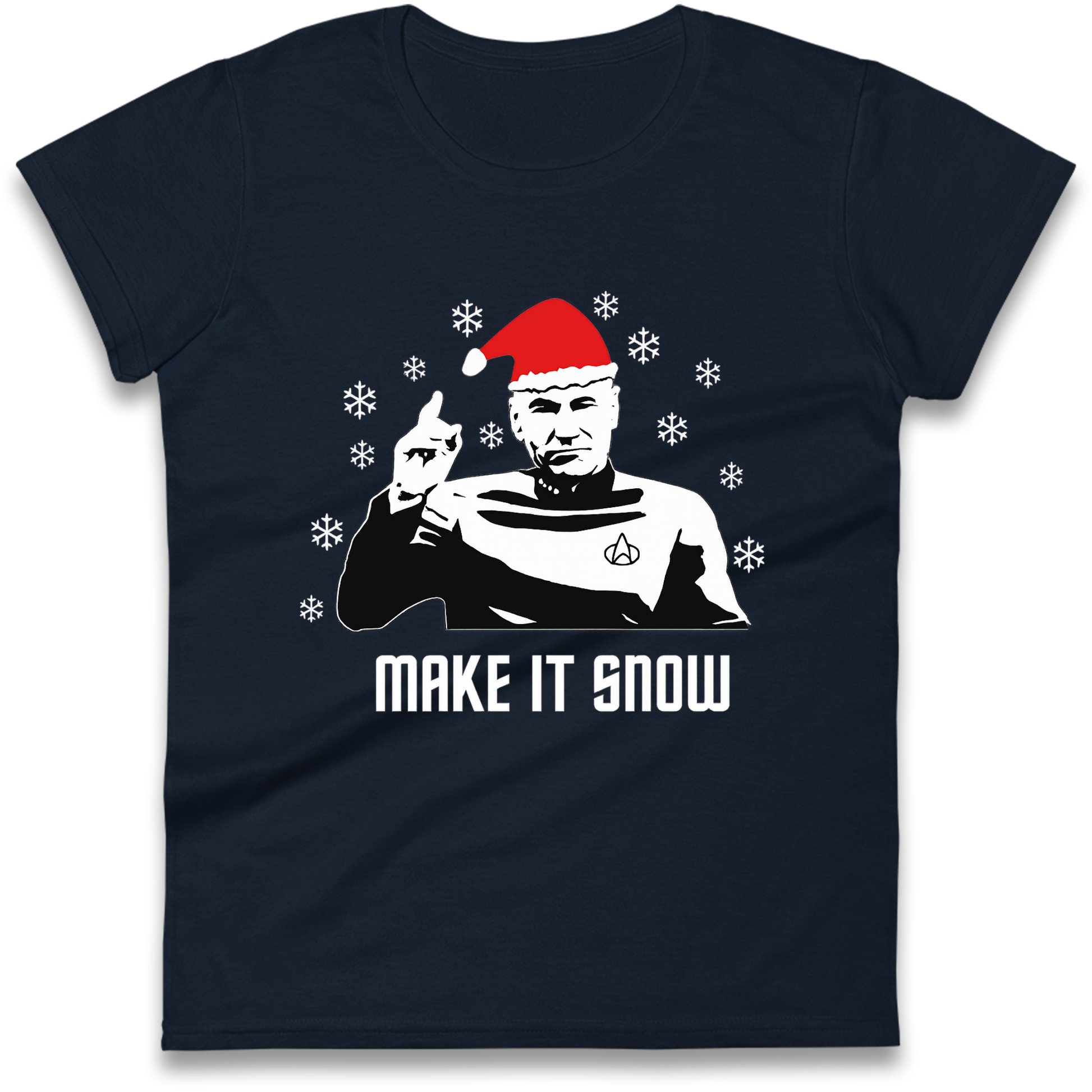 Make It Snow Ladies Shirt