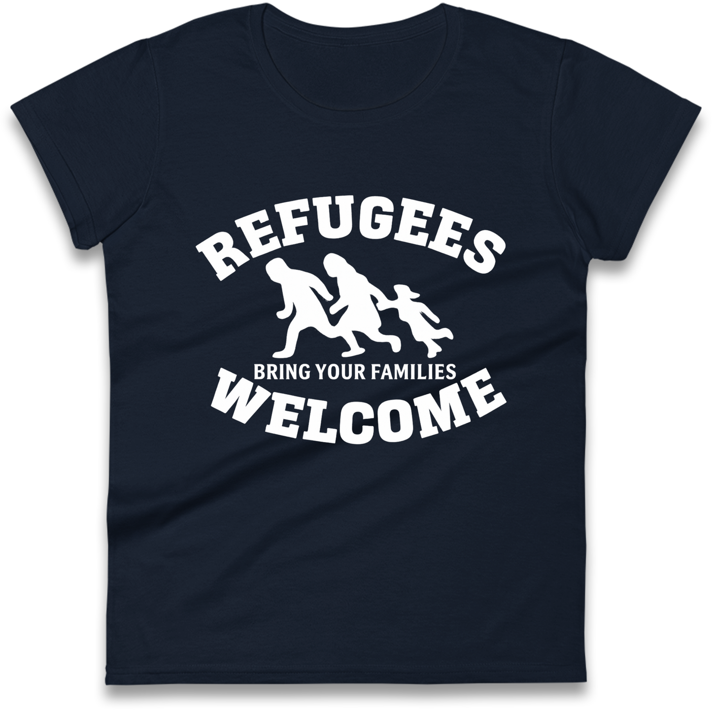 Welcome Refugees Ladies Shirt