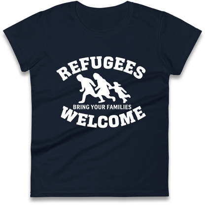 Welcome Refugees Ladies Shirt