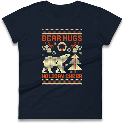 Bear Hugs Holiday Cheer Ladies Shirt