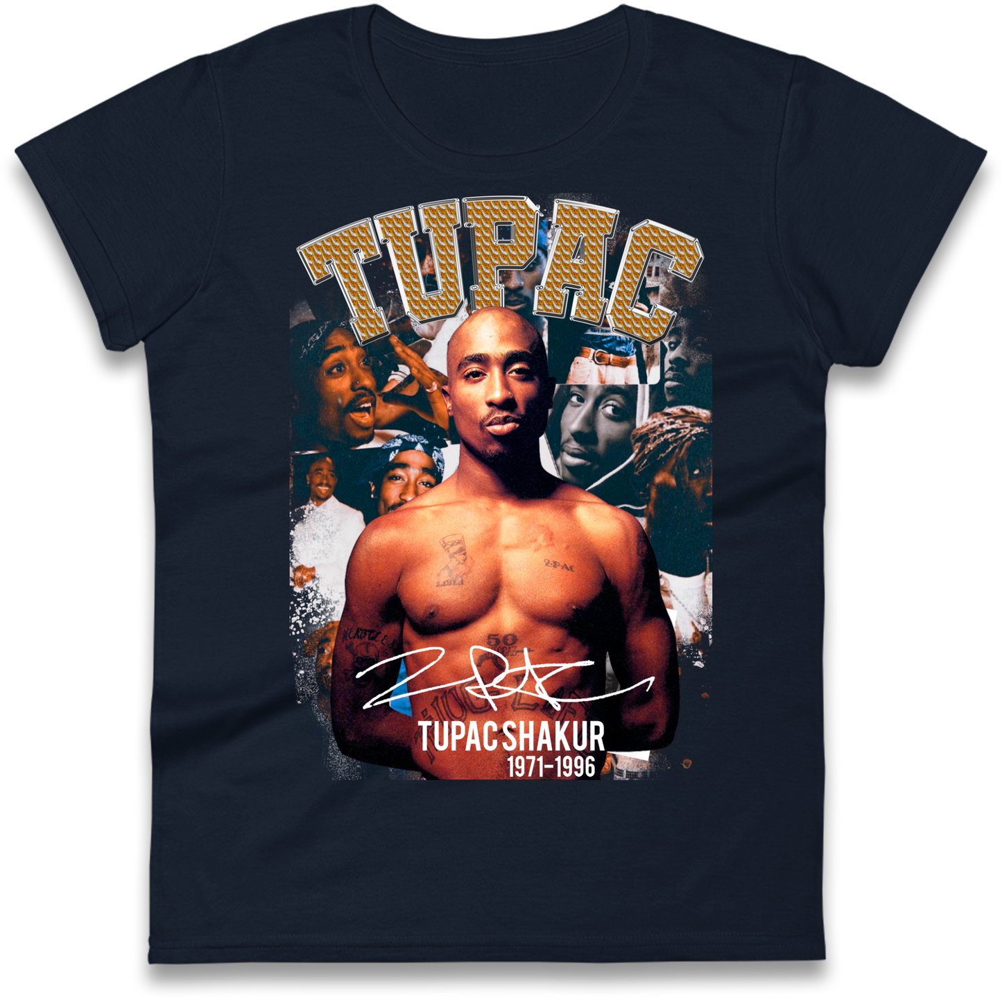 Tupac Shakur 1971 1996 Ladies Shirt