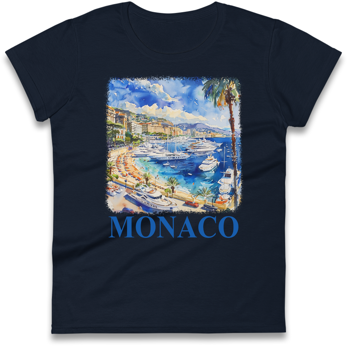 Monaco Painting Ladies Shirt