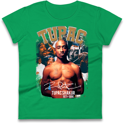 Tupac Shakur 1971 1996 Ladies Shirt