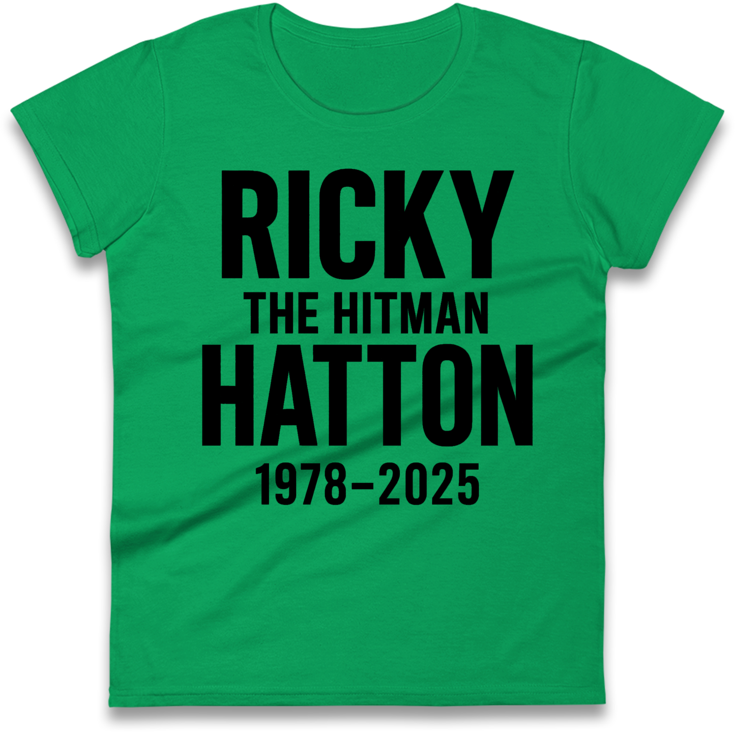 Ricky The Hitman Hatton 1978 2025 Ladies Shirt