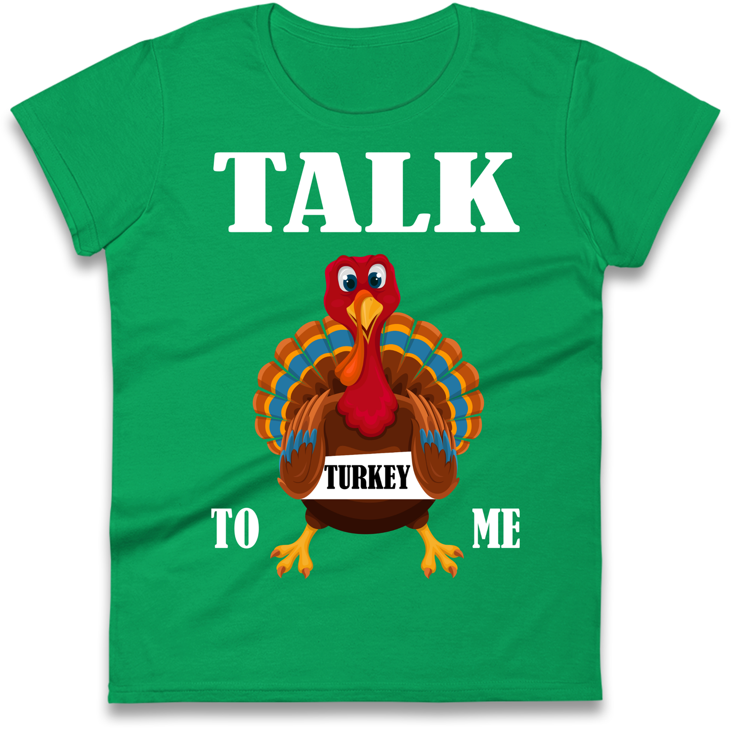 Talk Turkey To Me Christmas Ladies Shirt
