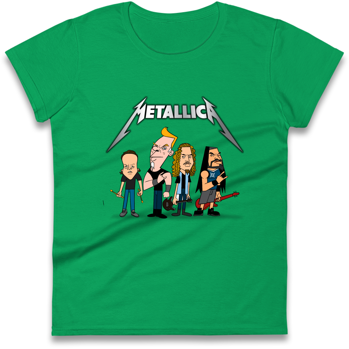 Metallica Cartoon Ladies Shirt