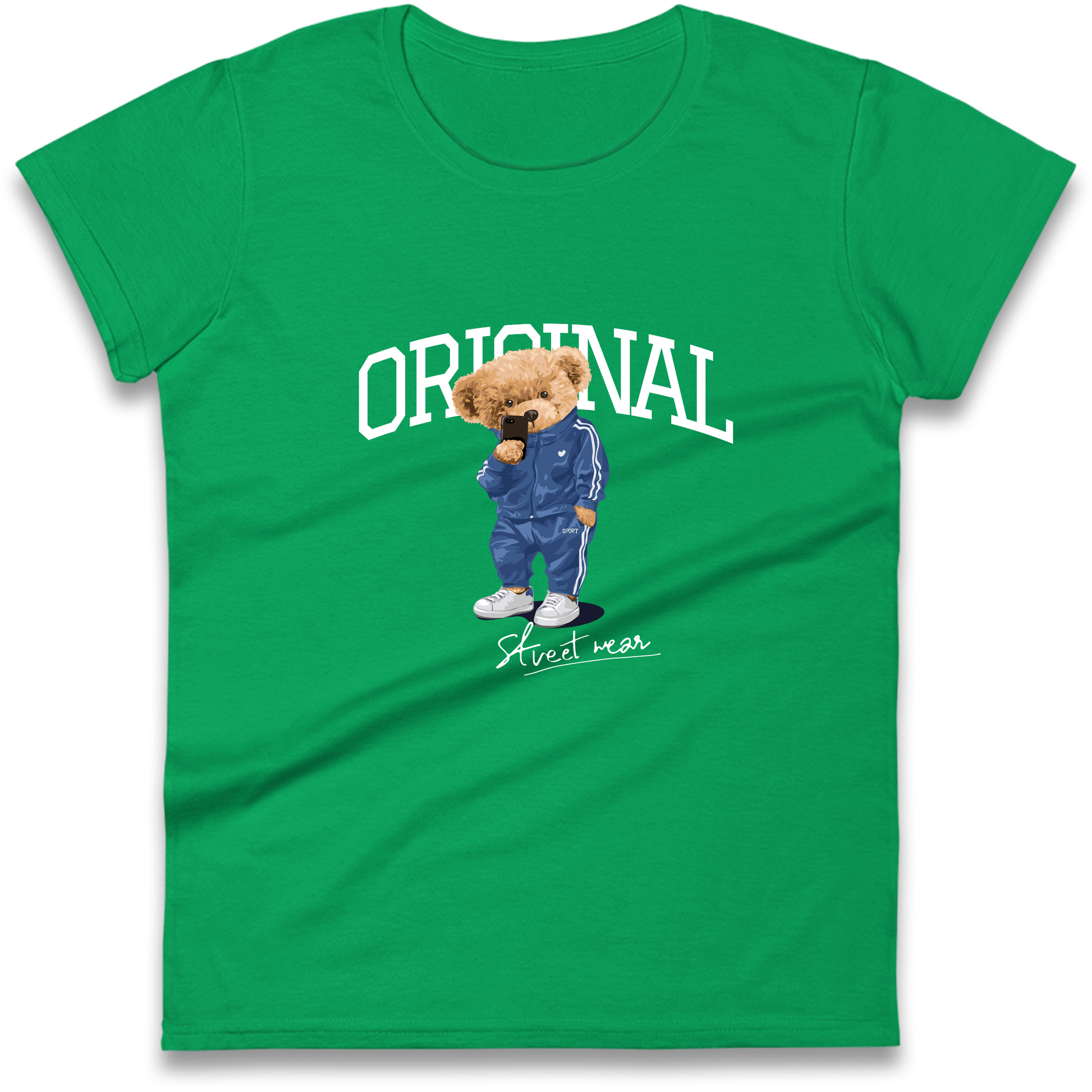 Teddy Bear Original Streetwear Ladies Shirt