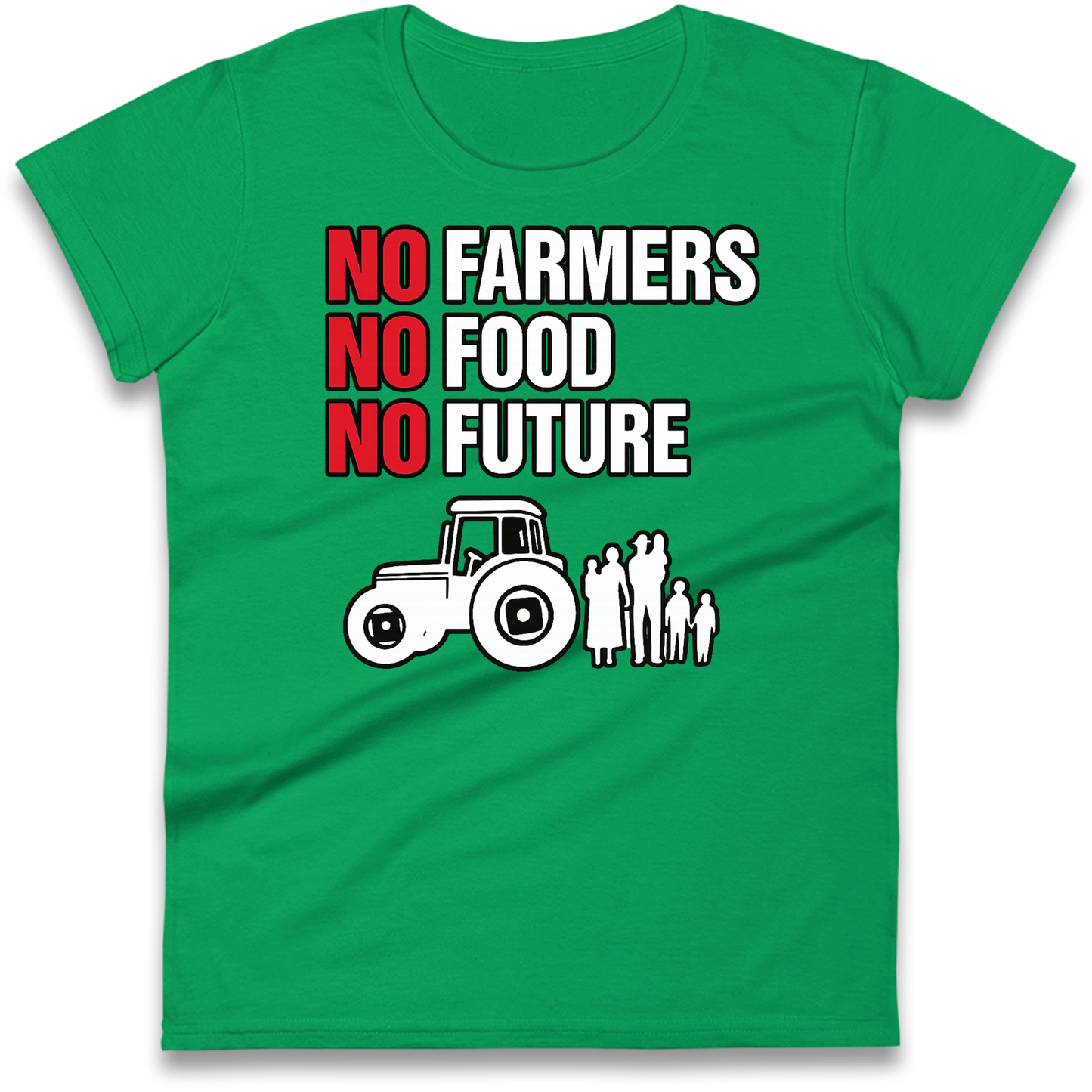 Farmers Agricultural Inheritance Tax Protest Ladies Shirt