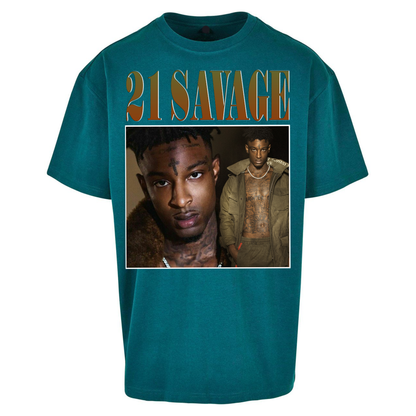 21 Savage Rapper Oversized T Shirt