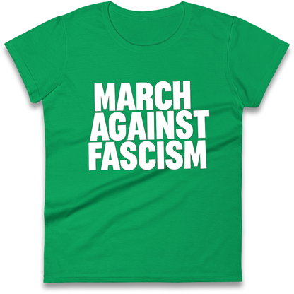 March Against Fascism Ladies Shirt