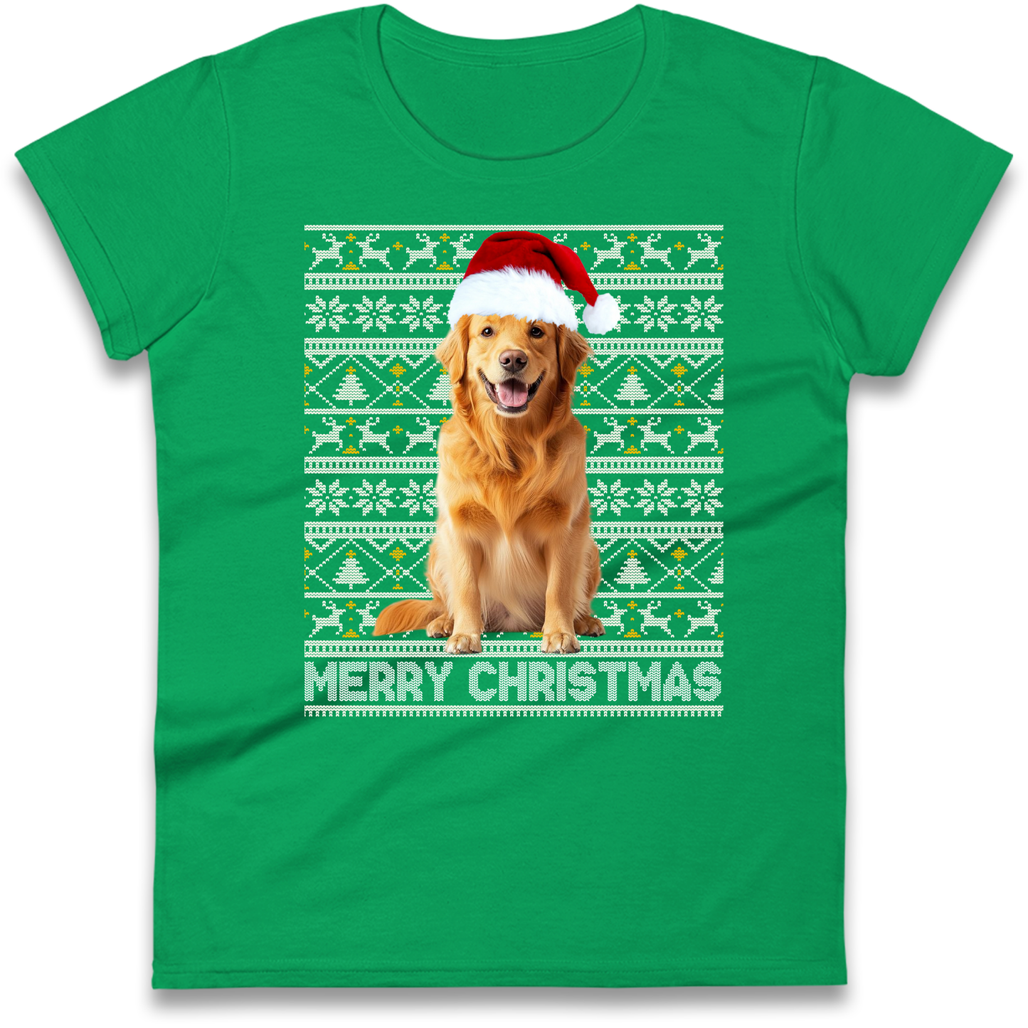 Merry Christmas Dog Ladies Shirt