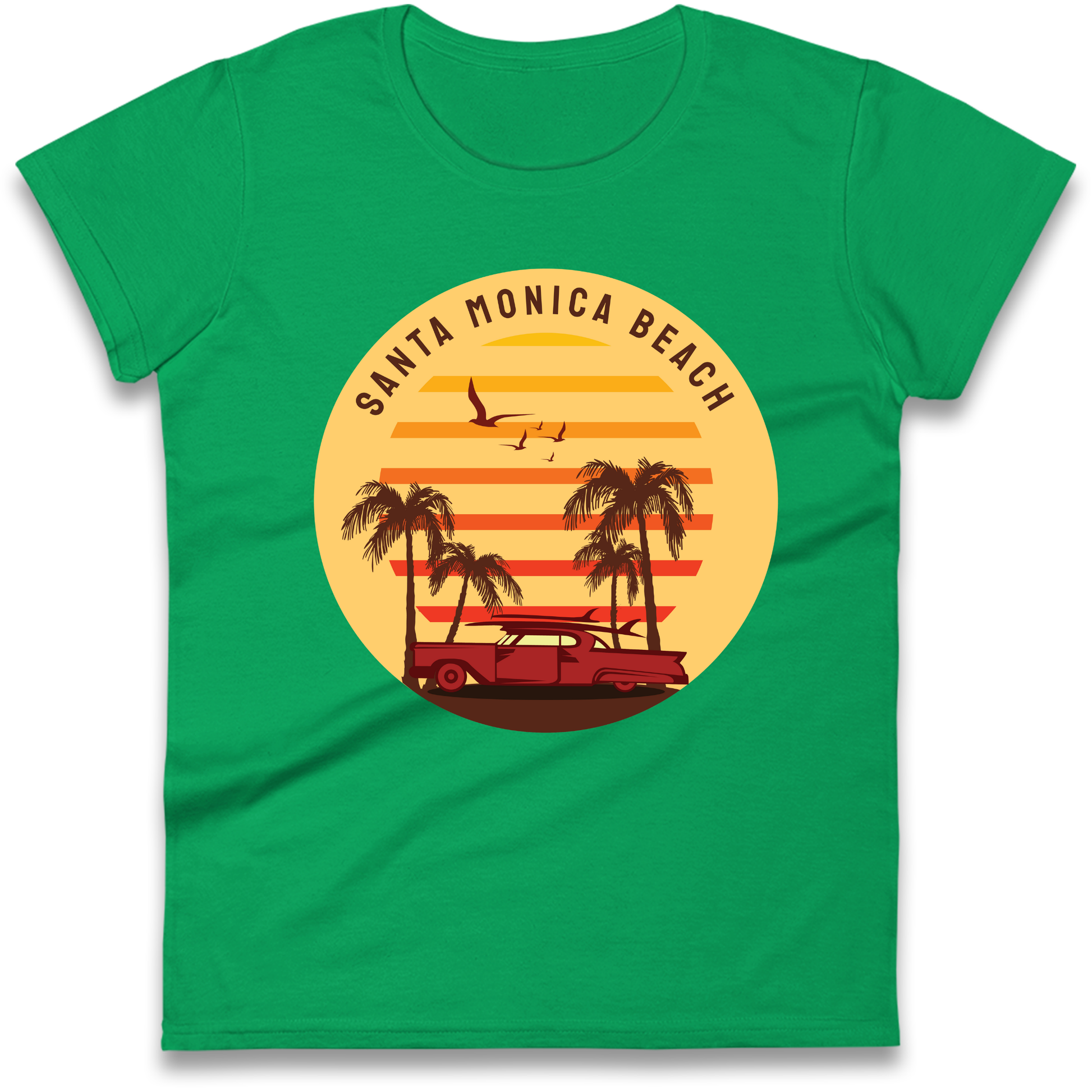 Santa Monica Beach Ladies Shirt