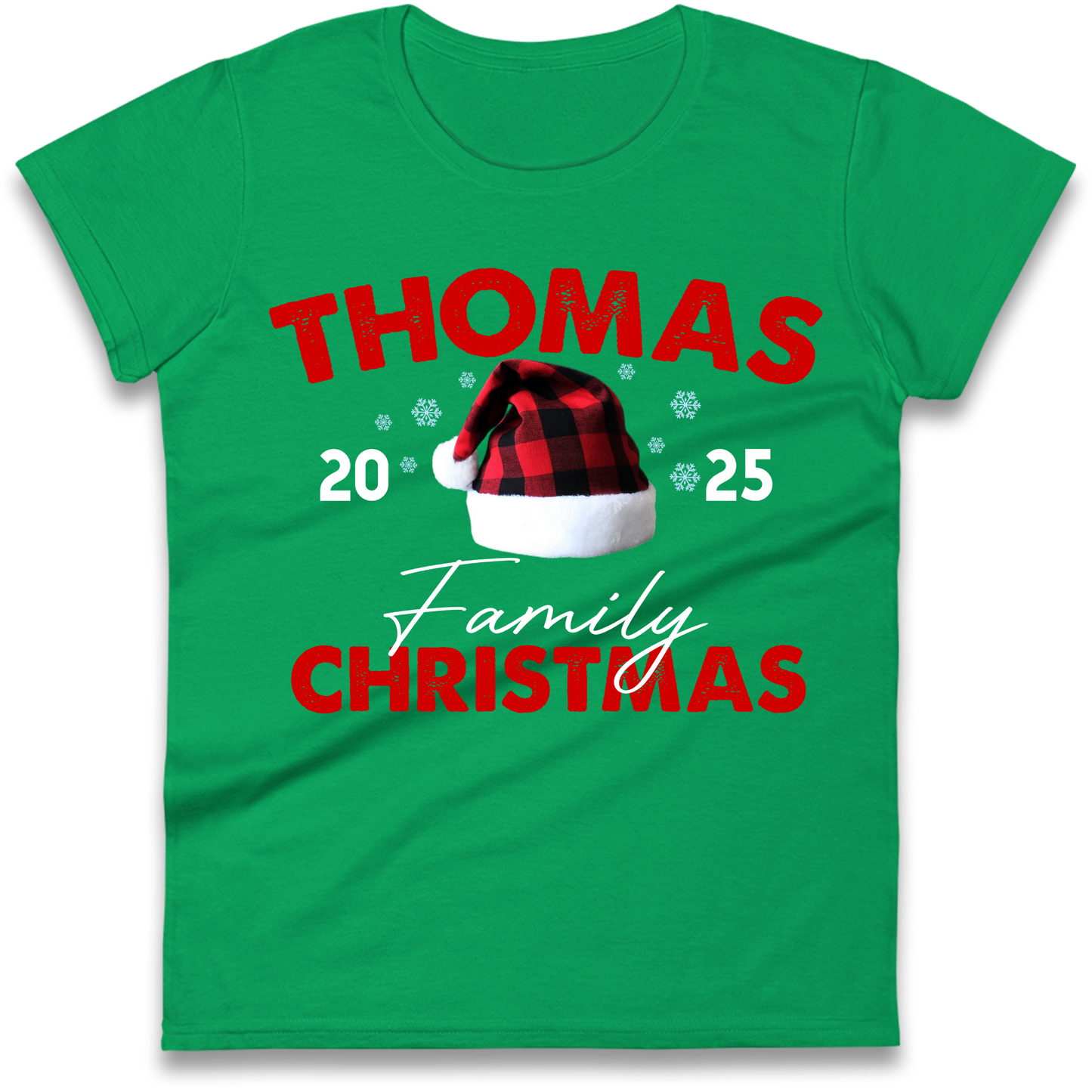 Thomas Family Christmas Ladies Shirt