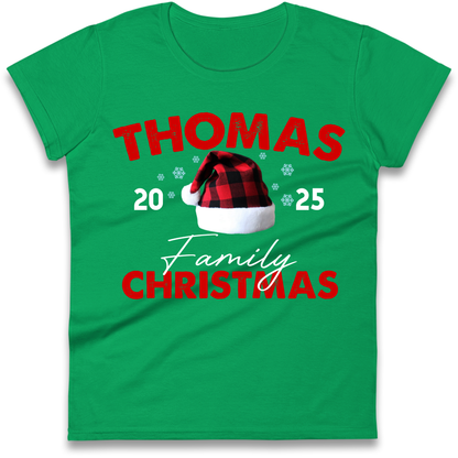 Thomas Family Christmas Ladies Shirt