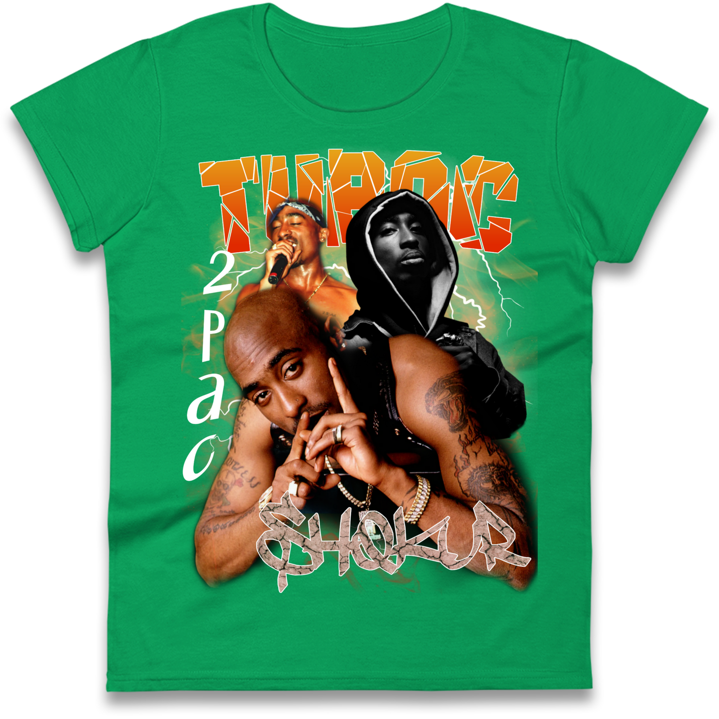 Tupac All Eyez On Me Ladies Shirt