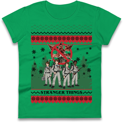 Stranger Things Demogorgon Christmas Ladies Shirt